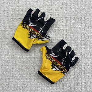 Vintage Louis Garneau x  Rocky Mountain Padded Cycling Gloves Racing Y2K Read